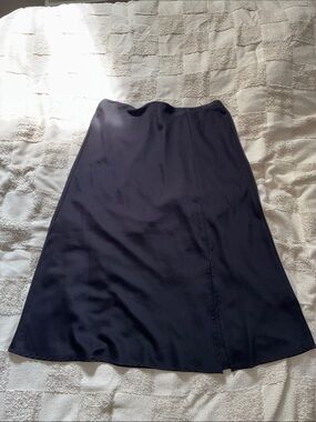 No Boundaries Black A-Line Midi Skirt